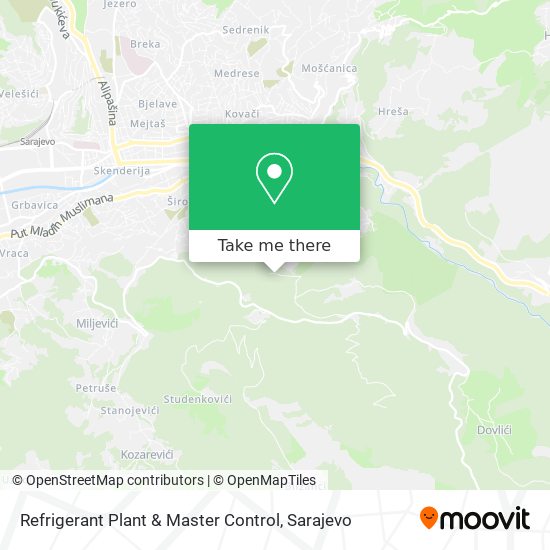 Refrigerant Plant & Master Control mapa