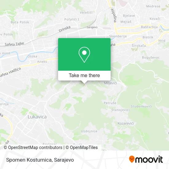 Spomen Kosturnica map