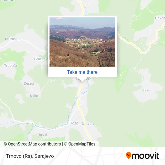 Trnovo (Rs) map