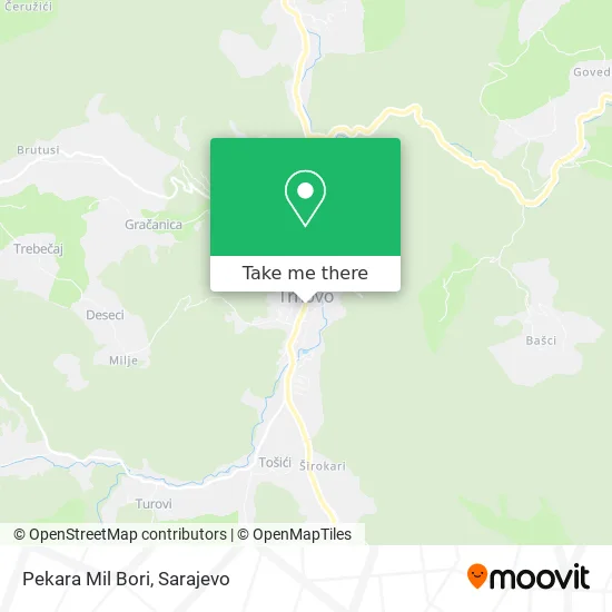 Pekara Mil Bori map