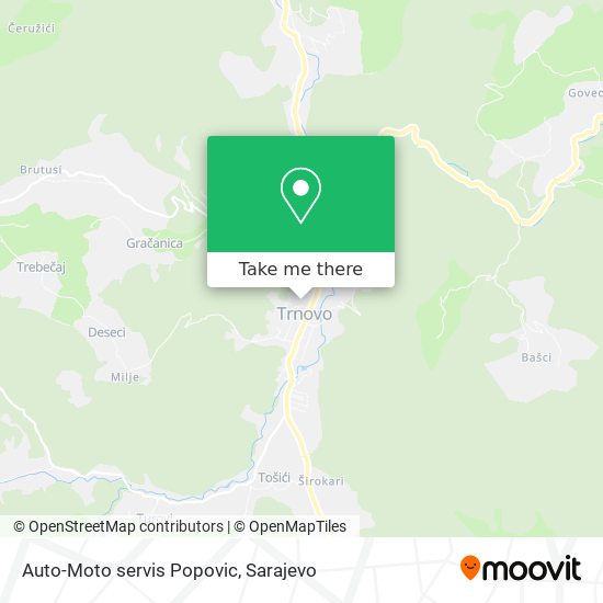 Auto-Moto servis Popovic map