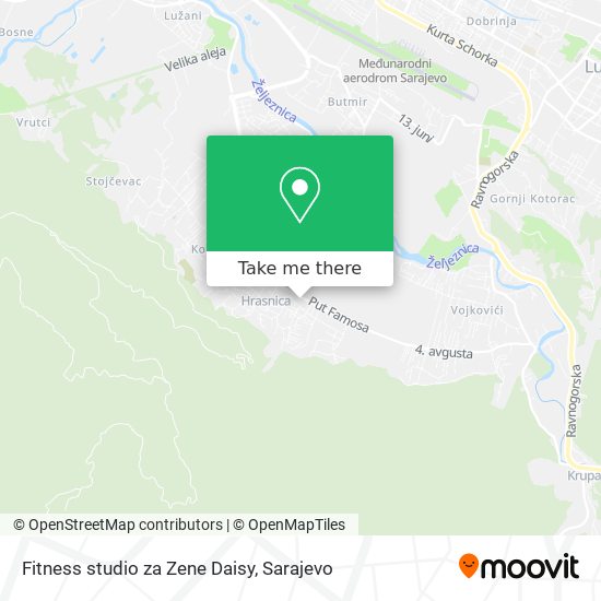Fitness studio za Zene Daisy map