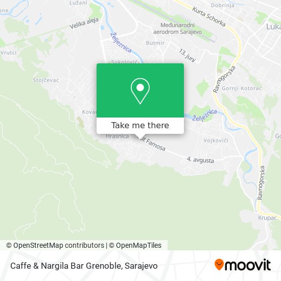 Caffe & Nargila Bar Grenoble map