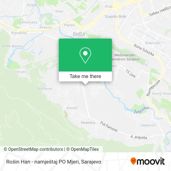 Rošin Han - namještaj PO Mjeri map