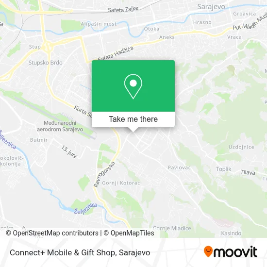 Connect+ Mobile & Gift Shop mapa