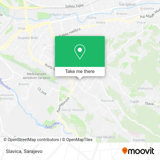 Slavica map