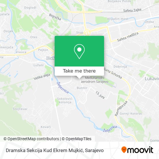 Dramska Sekcija Kud Ekrem Mujkić map
