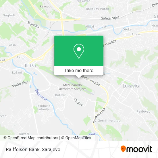 Raiffeisen Bank mapa