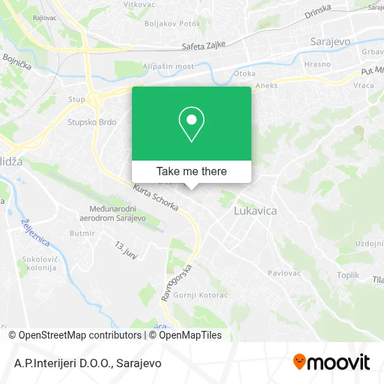 A.P.Interijeri D.O.O. mapa