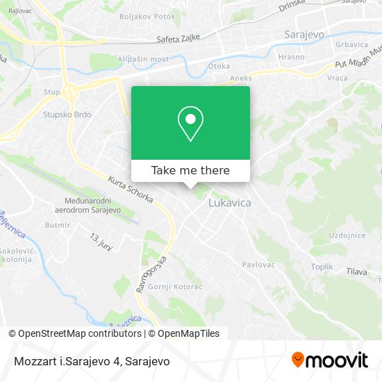 Mozzart i.Sarajevo 4 mapa