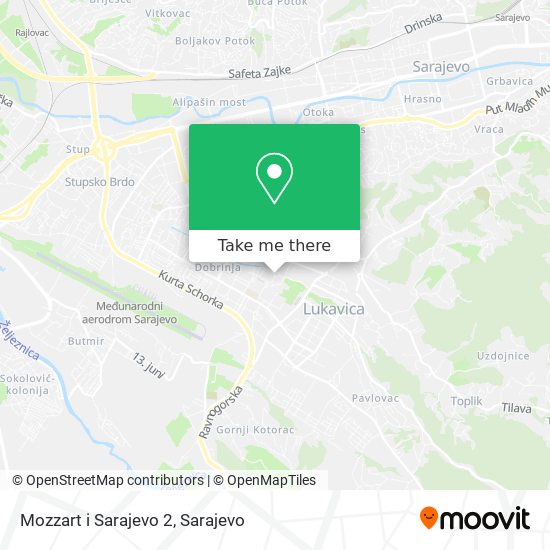 Mozzart i Sarajevo 2 map