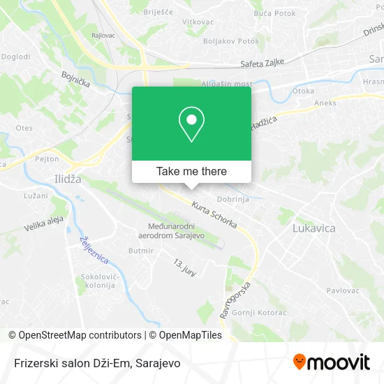 Frizerski salon Dži-Em map