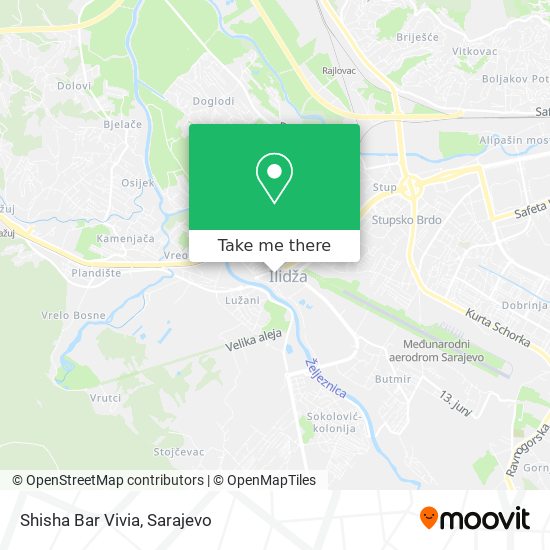 Shisha Bar Vivia map