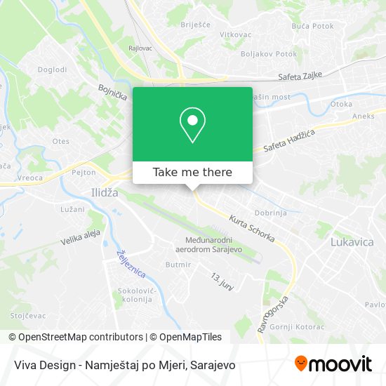 Viva Design - Namještaj po Mjeri map