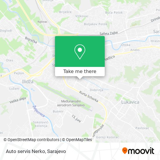 Auto servis Nerko map