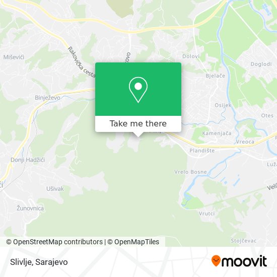 Slivlje map