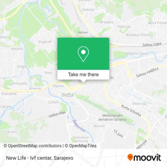 New Life - Ivf centar mapa
