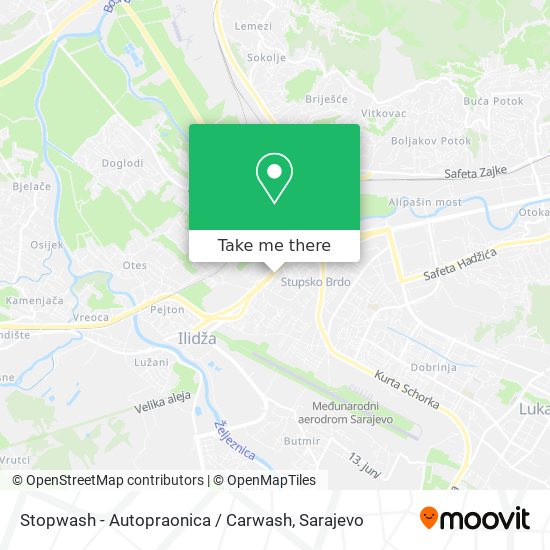 Stopwash - Autopraonica / Carwash map
