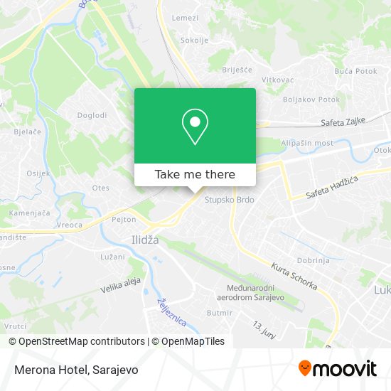 Merona Hotel mapa