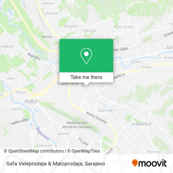 Safa Veleprodaja & Maloprodaja map