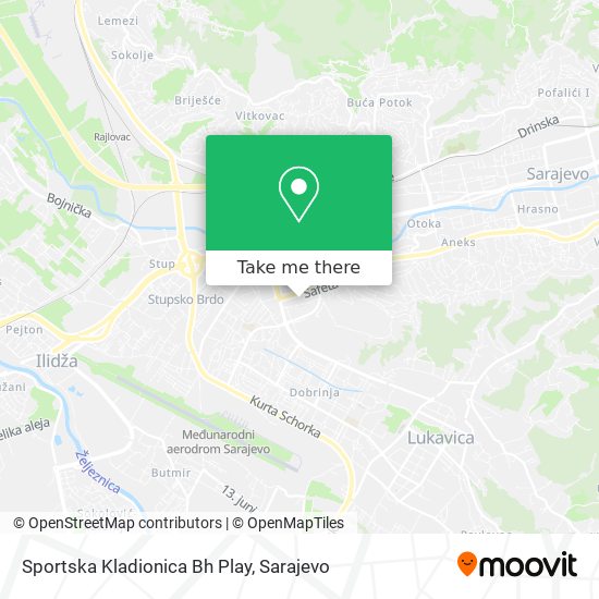 Sportska Kladionica Bh Play map