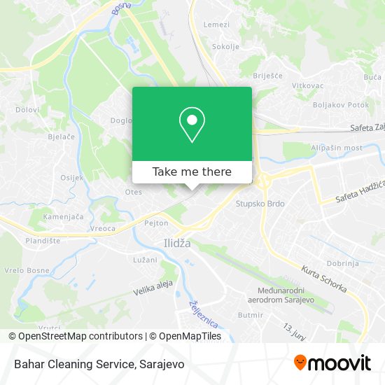 Bahar Cleaning Service map
