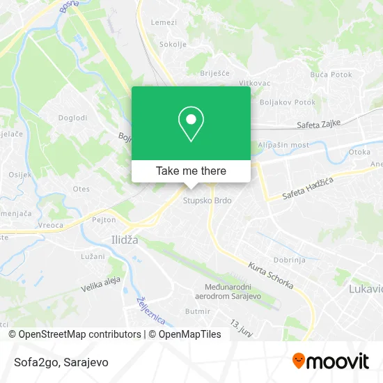 Sofa2go mapa