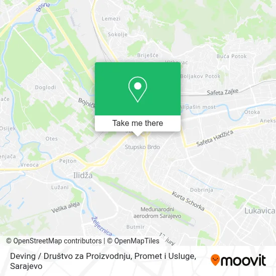 Deving / Društvo za Proizvodnju, Promet i Usluge map