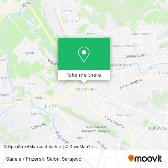 Sanela / Frizerski Salon mapa