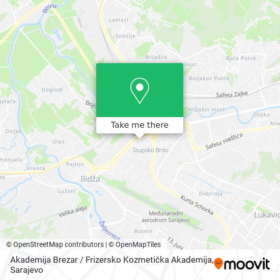 Akademija Brezar / Frizersko Kozmetička Akademija map