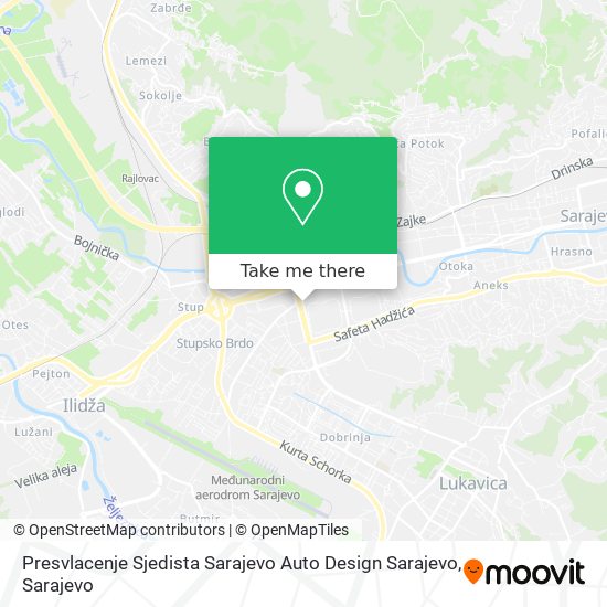 Presvlacenje Sjedista Sarajevo Auto Design Sarajevo mapa