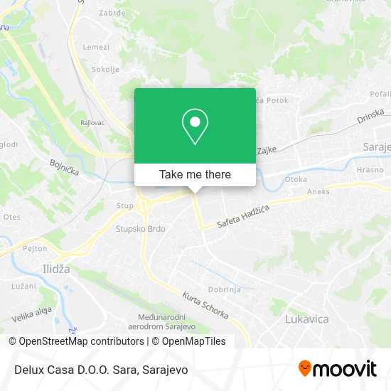 Delux Casa D.O.O. Sara map