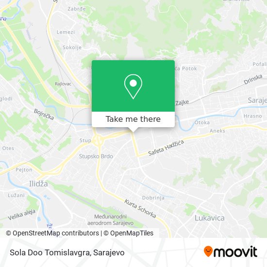 Sola Doo Tomislavgra map