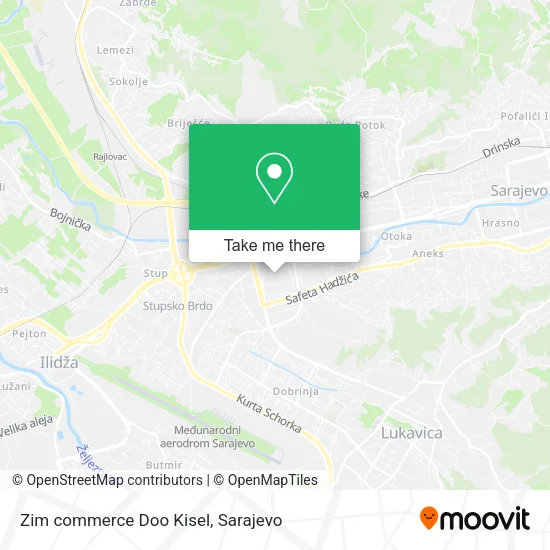 Zim commerce Doo Kisel mapa