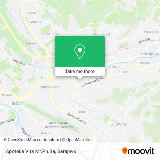Apoteka Vita Mr.Ph.Ba map