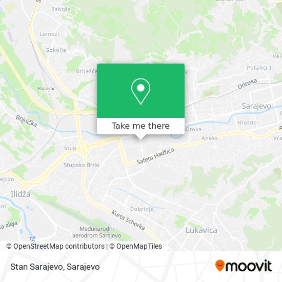 Stan Sarajevo mapa