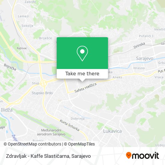 Zdravljak - Kaffe Slastičarna map