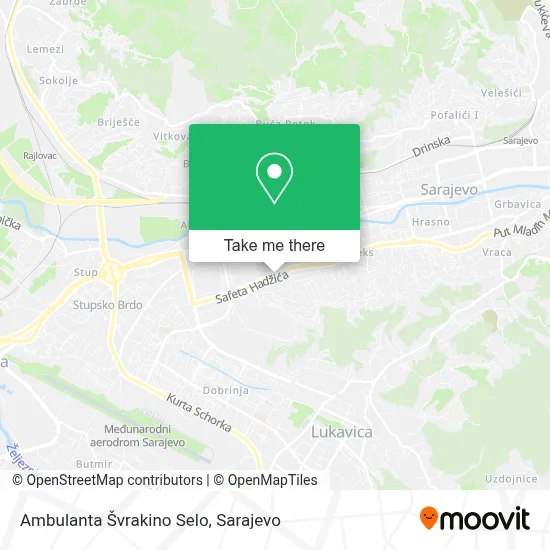 Ambulanta Švrakino Selo map