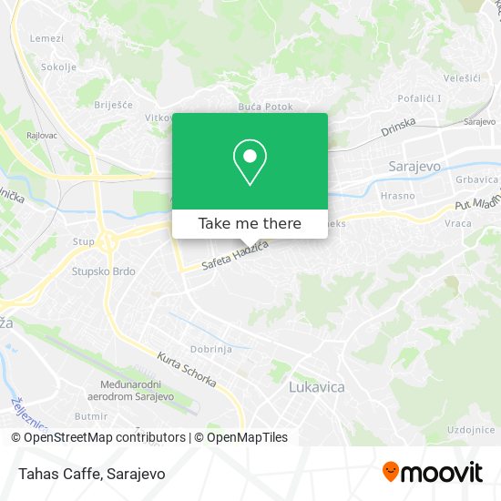 Tahas Caffe map