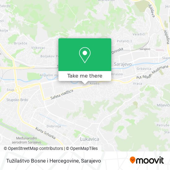 Tužilaštvo Bosne i Hercegovine map