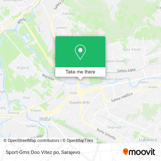 Karta Sport-Gms Doo Vitez po