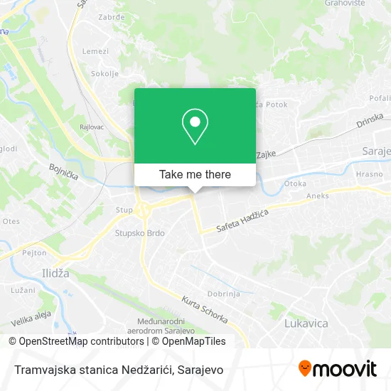 Tramvajska stanica Nedžarići map