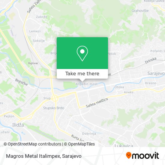 Magros Metal Italimpex mapa