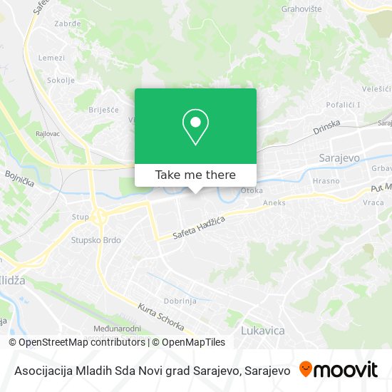 Karta Asocijacija Mladih Sda Novi grad Sarajevo