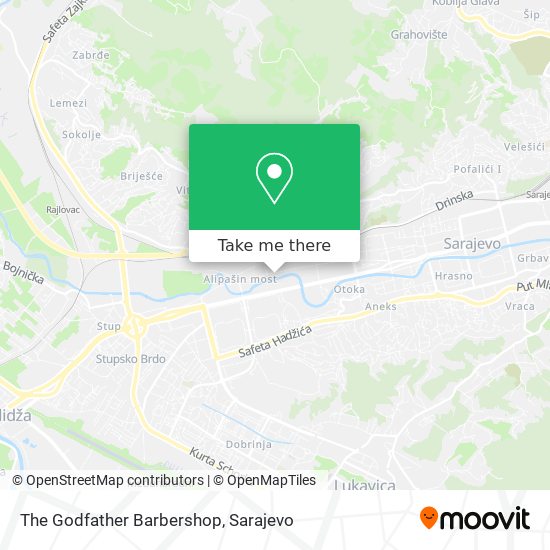 The Godfather Barbershop mapa
