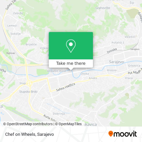 Chef on Wheels map