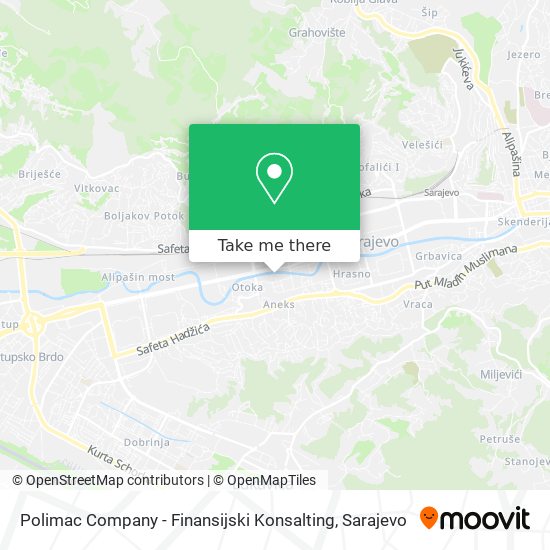 Polimac Company - Finansijski Konsalting map