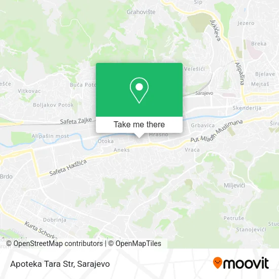 Apoteka Tara Str map