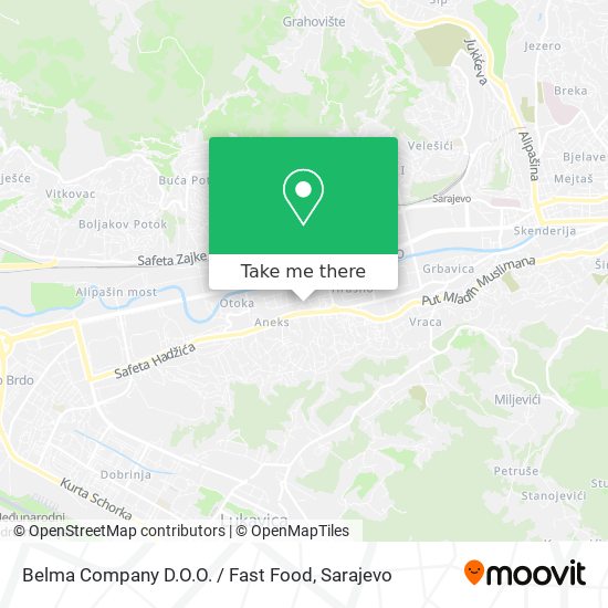 Belma Company D.O.O. / Fast Food map