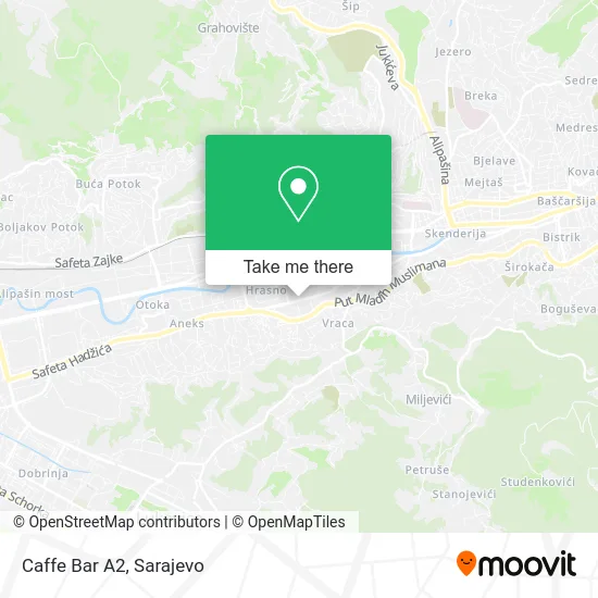 Caffe Bar A2 mapa